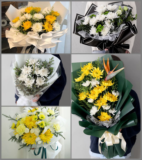 广东揭阳市揭东区埔田镇白事花束代送
